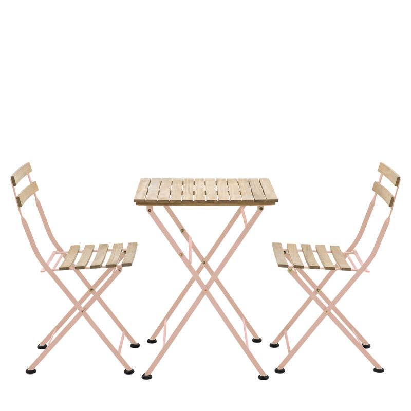 ronnie bistro set in rose