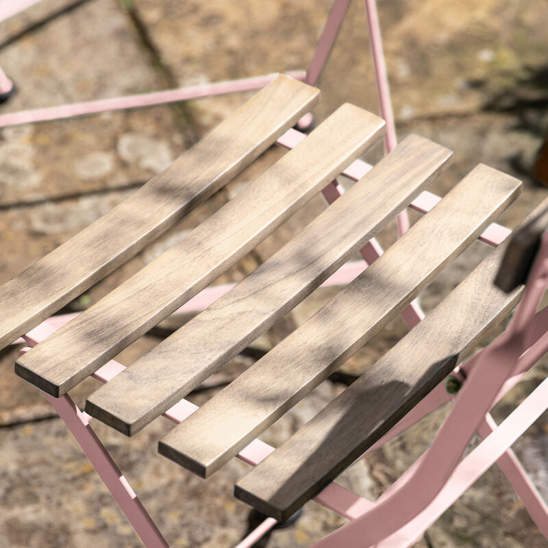 ronnie bistro set in rose