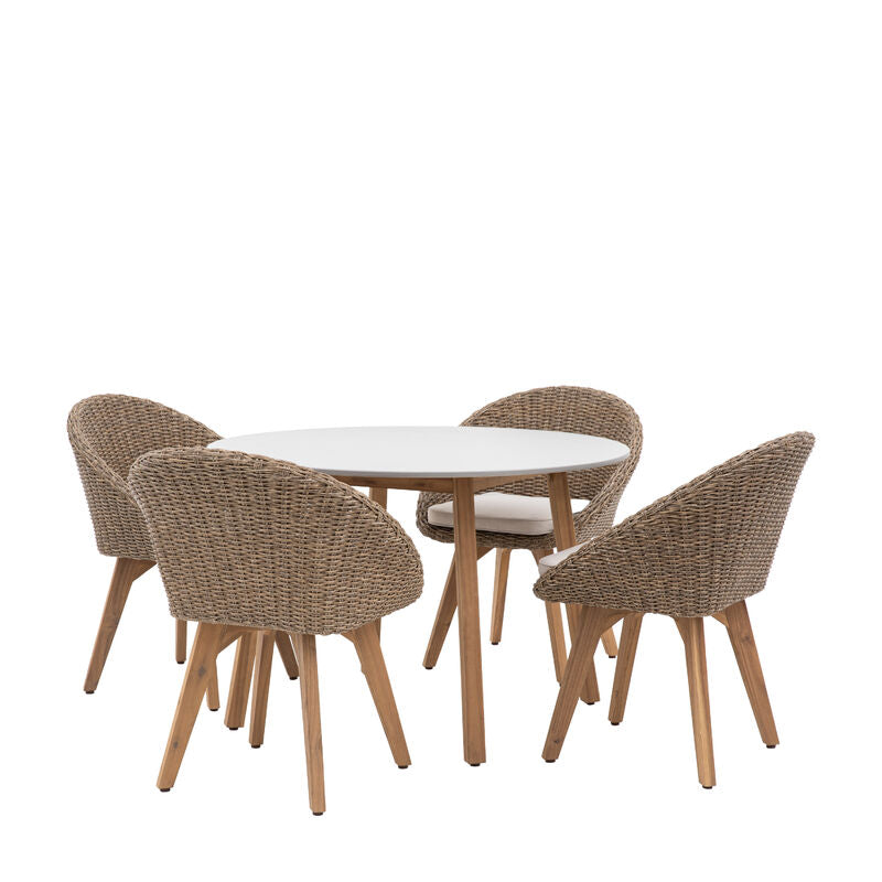 ave 4 seater dining set
