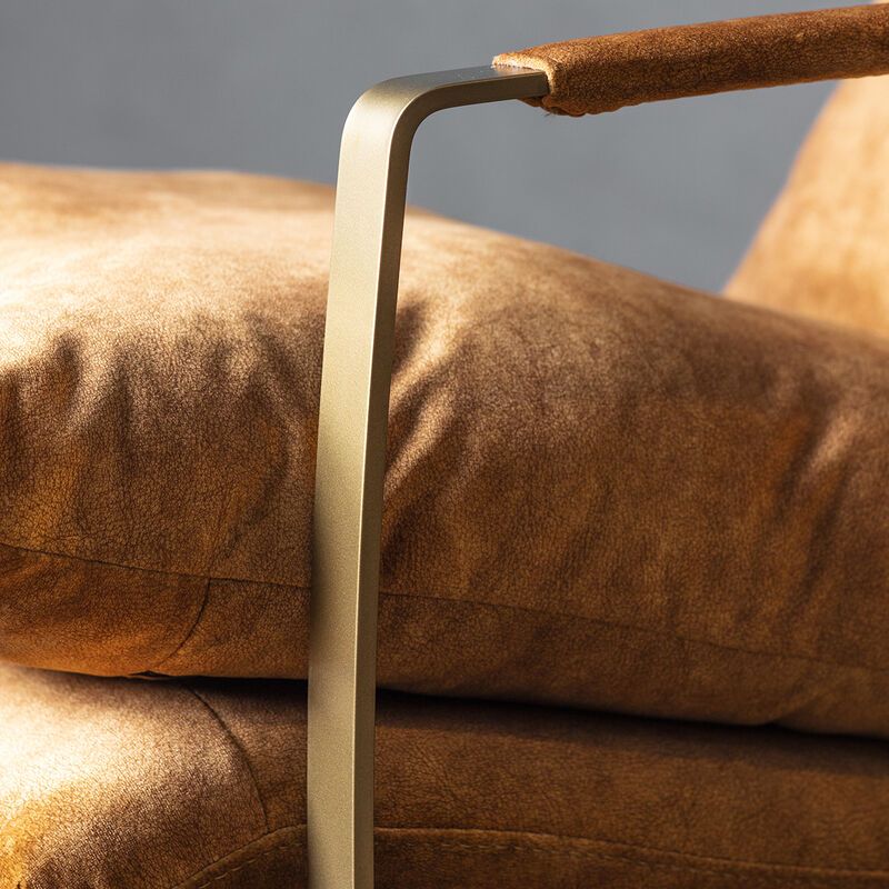 fritz lounger in ochre - nineteen/seventy