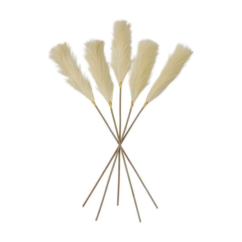 goma soft feather stem in ivory 6 pk - nineteen/seventy