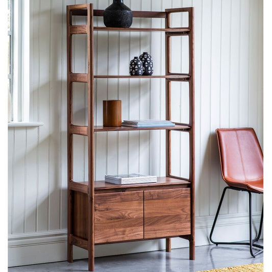 mason display unit in walnut - nineteen/seventy
