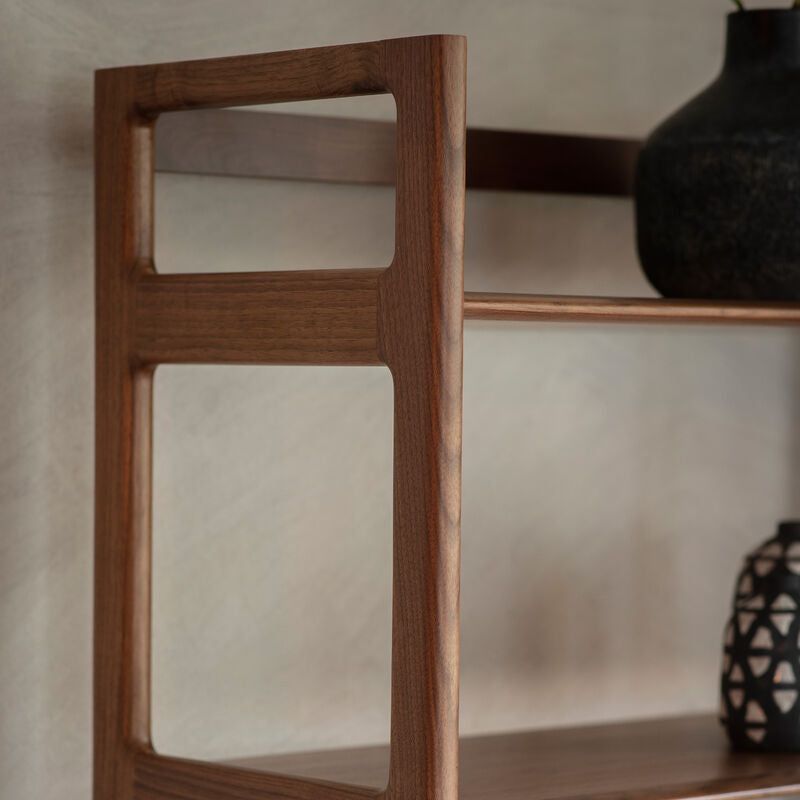 mason display unit in walnut - nineteen/seventy