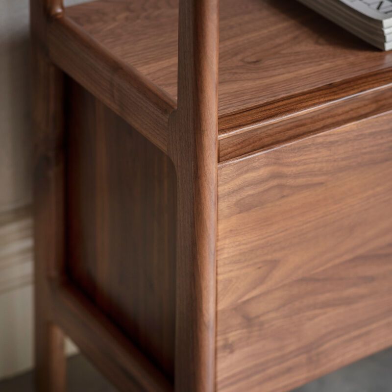 mason display unit in walnut - nineteen/seventy
