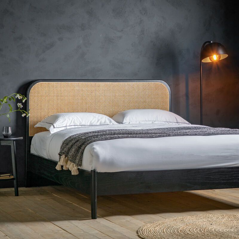 skye bedstead black - nineteen/seventy
