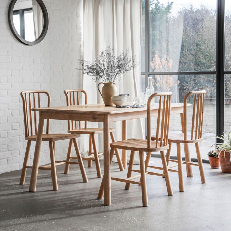 wade oak dining table - nineteen/seventy