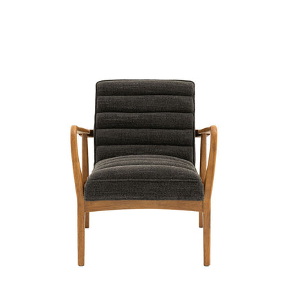 dalton armchair in charcoal