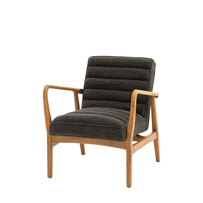 dalton armchair in charcoal