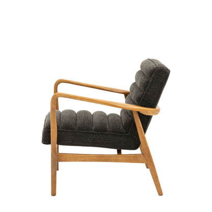 dalton armchair in charcoal