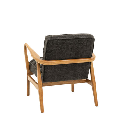 dalton armchair in charcoal