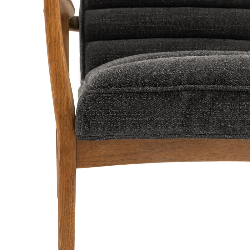 dalton armchair in charcoal