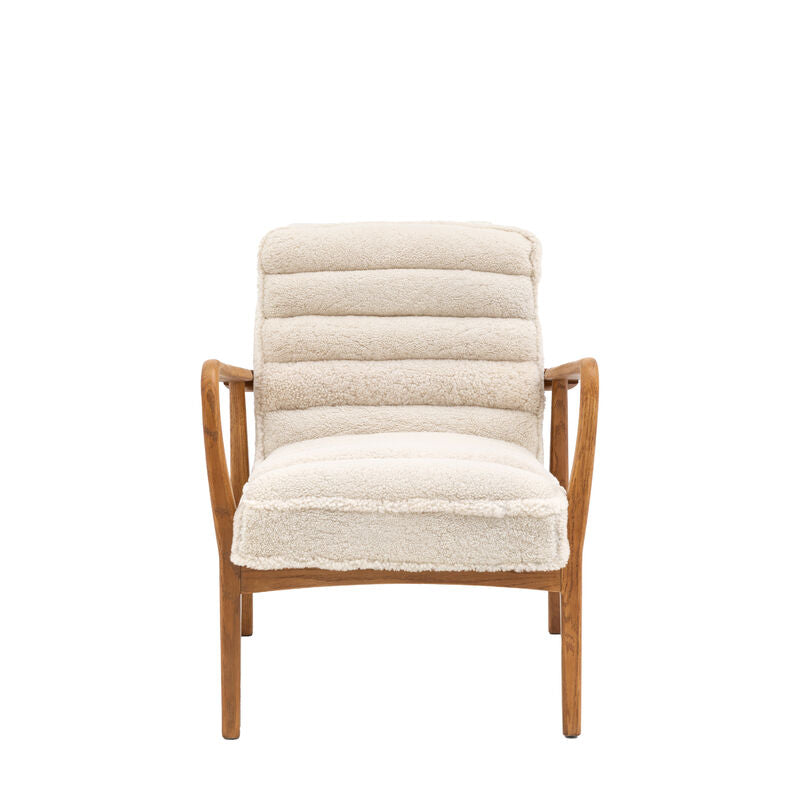 dalton armchair in sheepskin