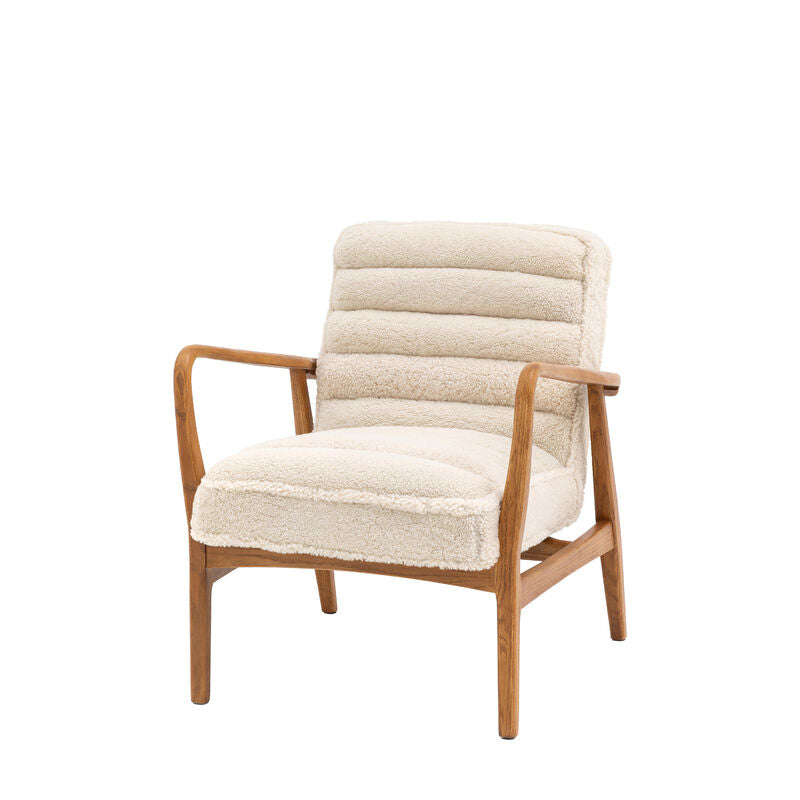 dalton armchair in sheepskin