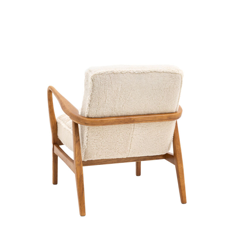 dalton armchair in sheepskin