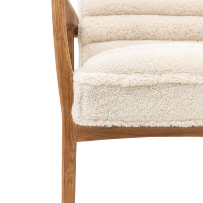 dalton armchair in sheepskin