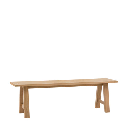 prairie trestle dining bench