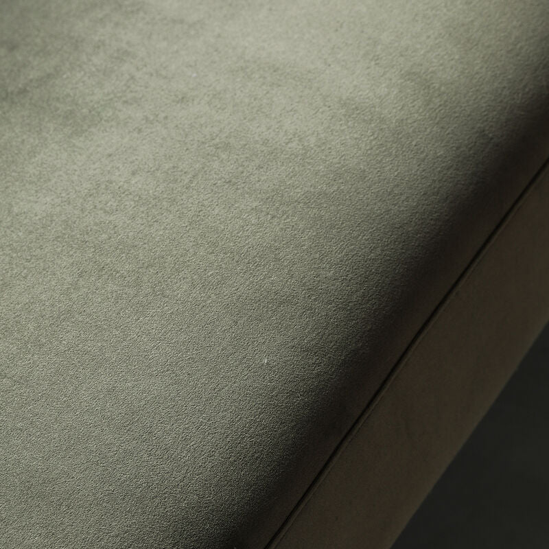 curve sofa in moss green