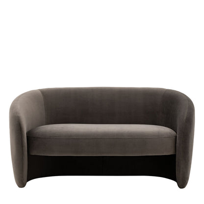curve sofa in espresso