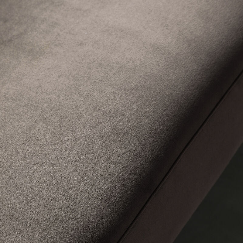 curve sofa in espresso