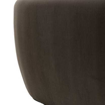 curve sofa in espresso