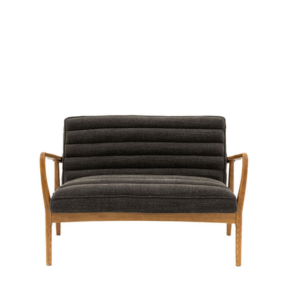 dalton charcoal 2 seater