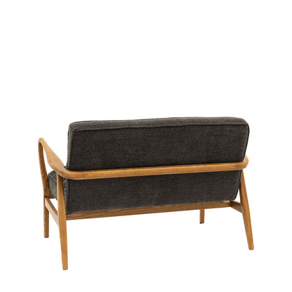 dalton charcoal 2 seater