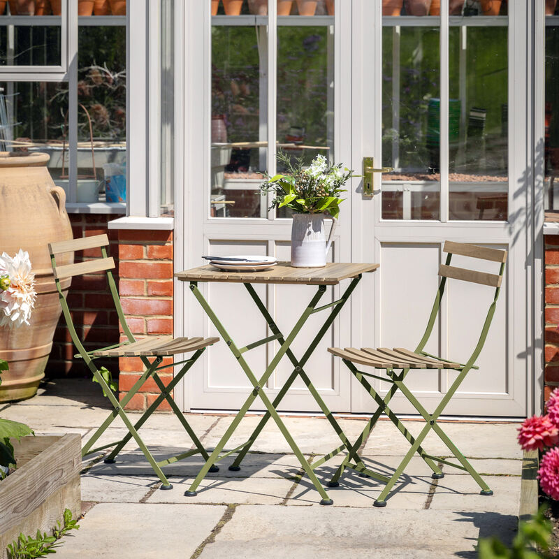 ronnie bistro set in pistachio