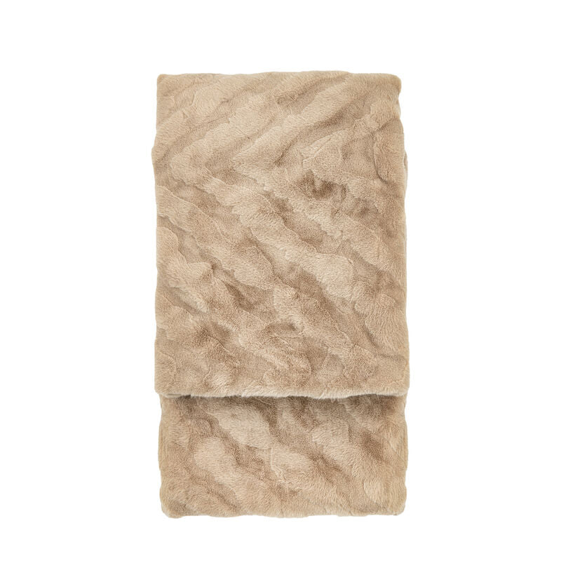 roxy chevron faux rabbit fur throw