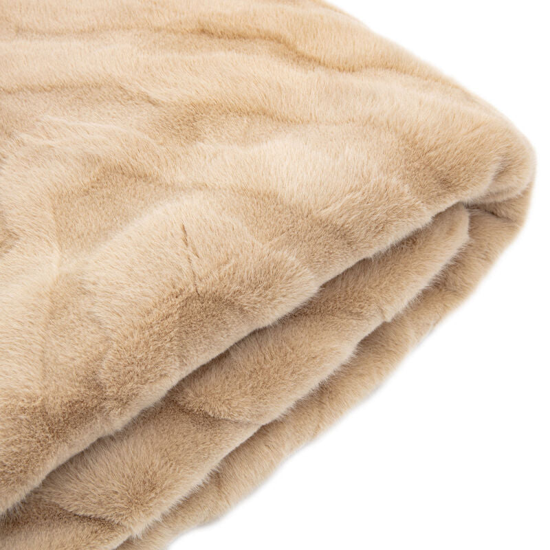 roxy chevron faux rabbit fur throw