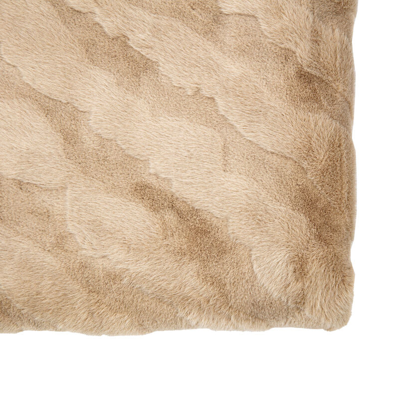 roxy chevron faux rabbit fur throw
