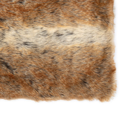 husky faux fur throw