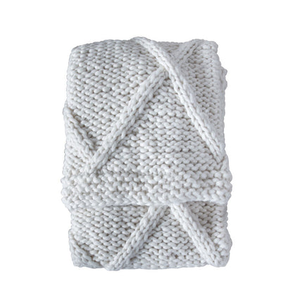 camille cable knit throw