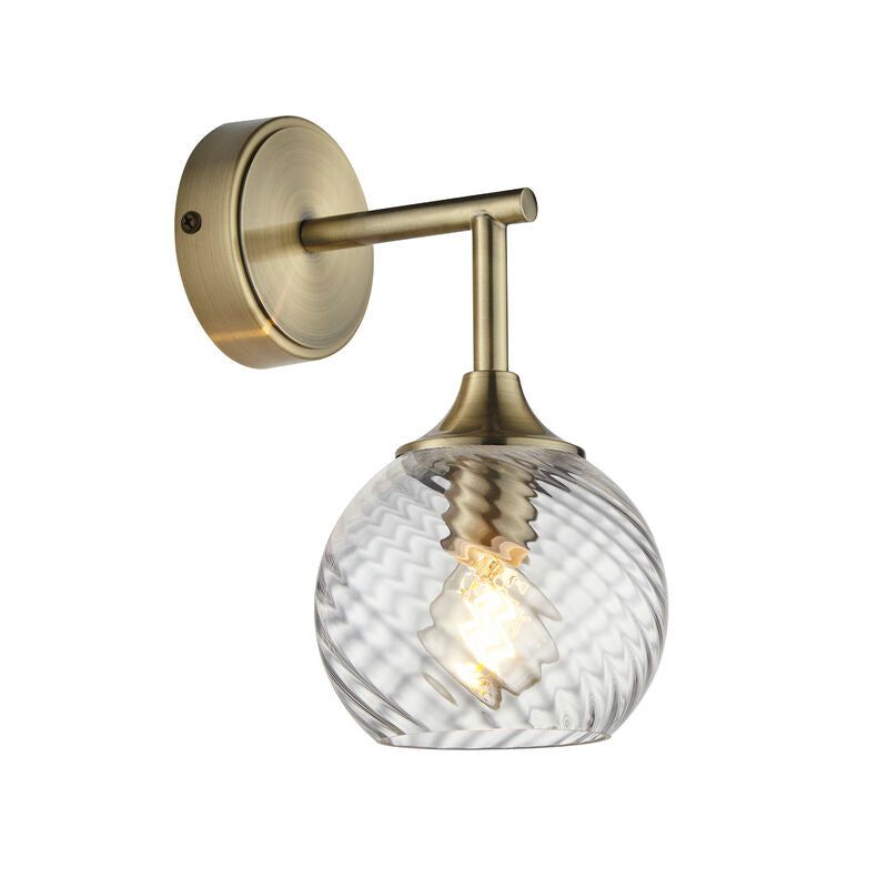 alexa wall light in brass - nineteen/seventy