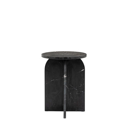 amilie side table in black - nineteen/seventy