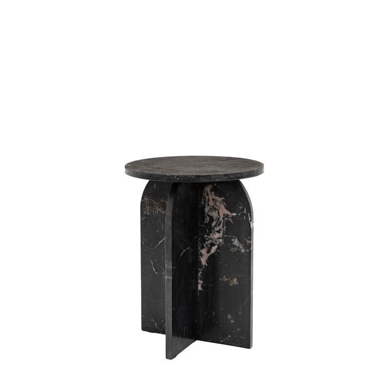 amilie side table in black - nineteen/seventy