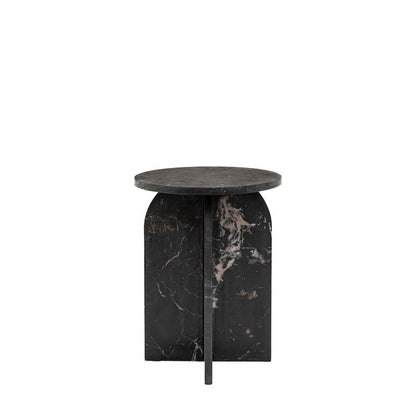 amilie side table in black - nineteen/seventy