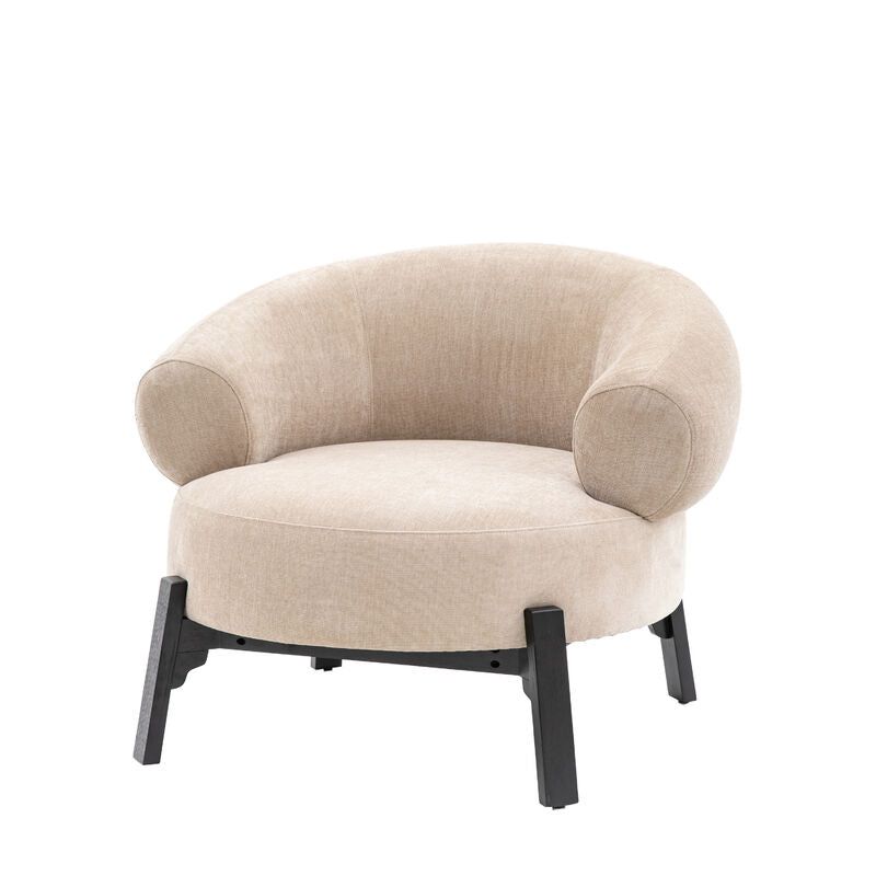 arlo armchair in cream - nineteen/seventy