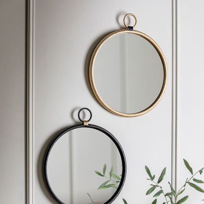 bailey mirror in gold - nineteen/seventy