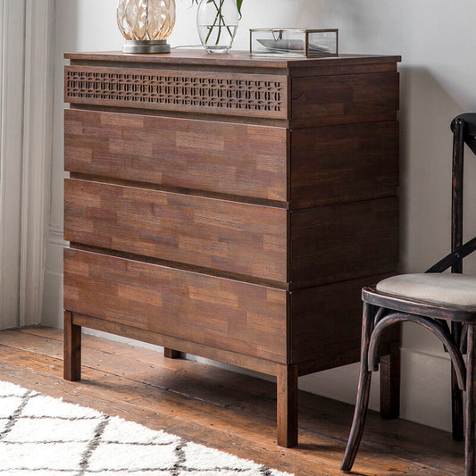 bali 4 drawer chest brown - nineteen/seventy