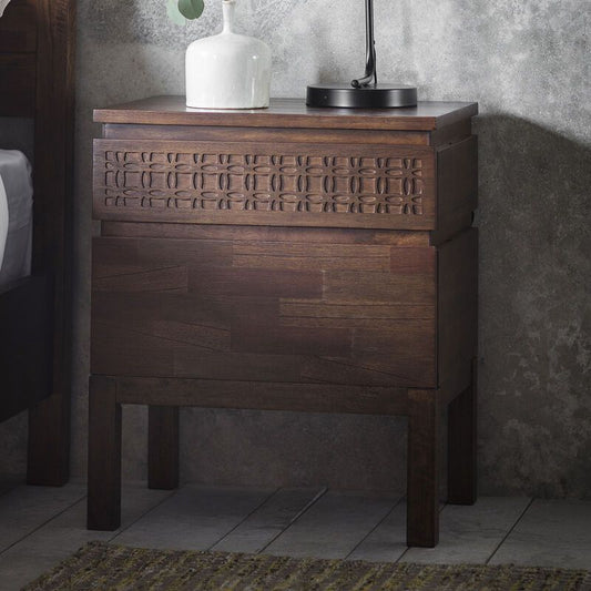 bali bedside in brown - nineteen/seventy