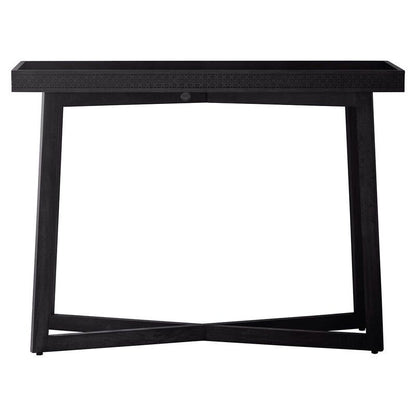 bali console in black - nineteen/seventy