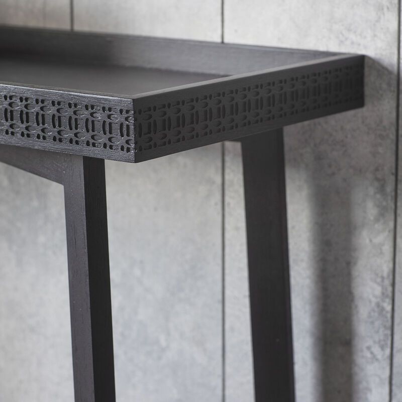 bali console in black - nineteen/seventy