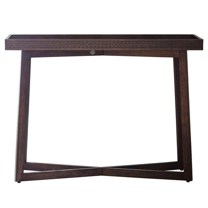 bali console in brown - nineteen/seventy