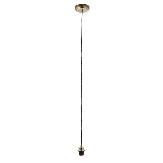 cable set flex pendant brass - nineteen/seventy