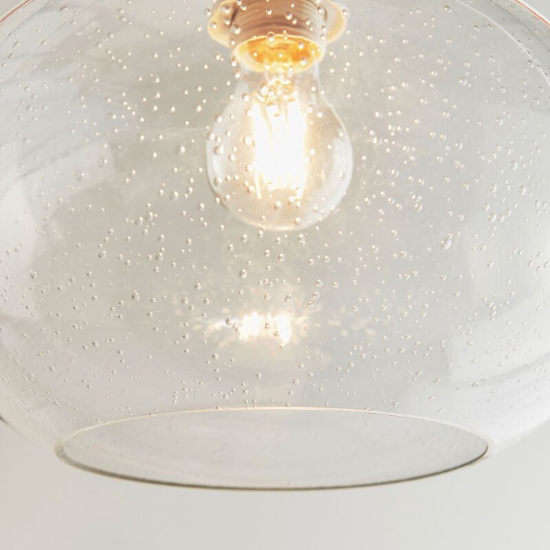 demi glass shade in clear - nineteen/seventy