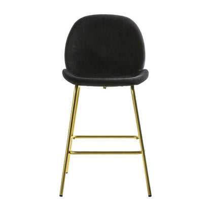 flossy bar stool 2 pack in black - nineteen/seventy