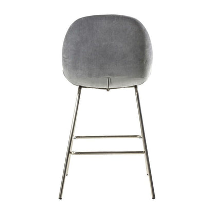 flossy bar stool 2 pack in grey - nineteen/seventy