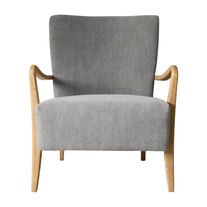 freddie armchair in grey - nineteen/seventy