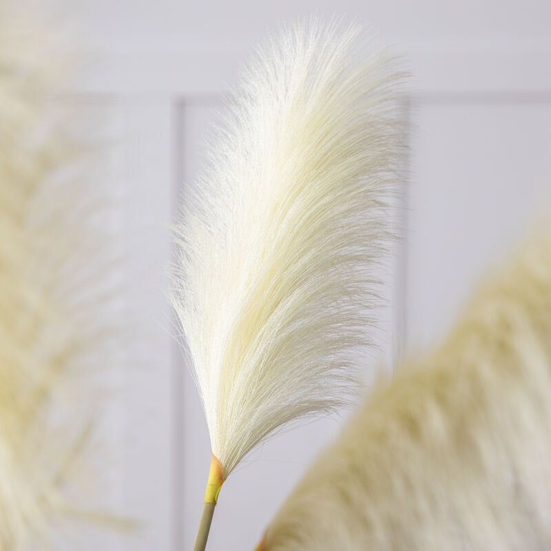 goma soft feather stem in ivory 6 pk - nineteen/seventy