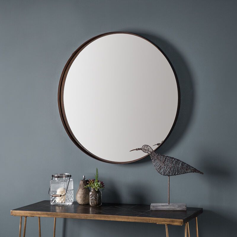 greyson round mirror - nineteen/seventy